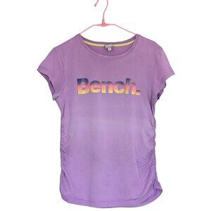 BENCH Purple Scrunched Girl's T-Shirt XL (14-16)